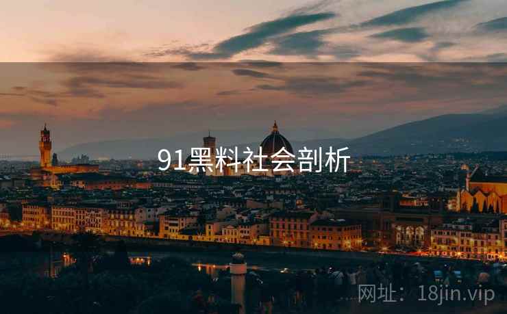 91黑料社会剖析