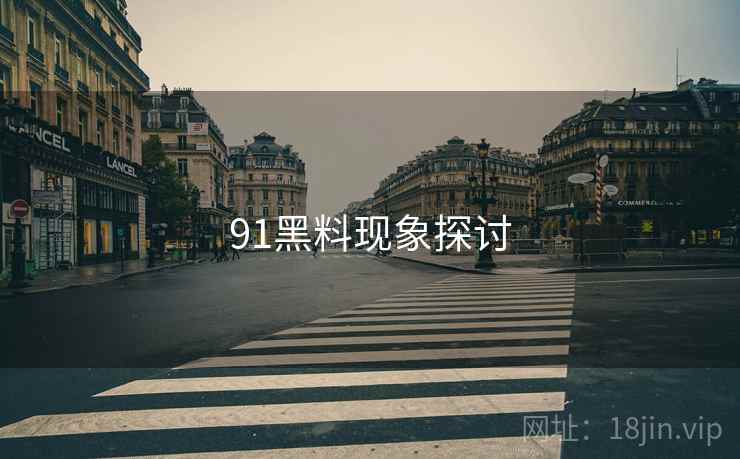 91黑料现象探讨