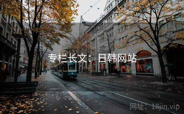 专栏长文：日韩网站