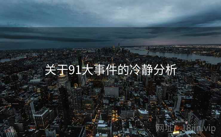 关于91大事件的冷静分析