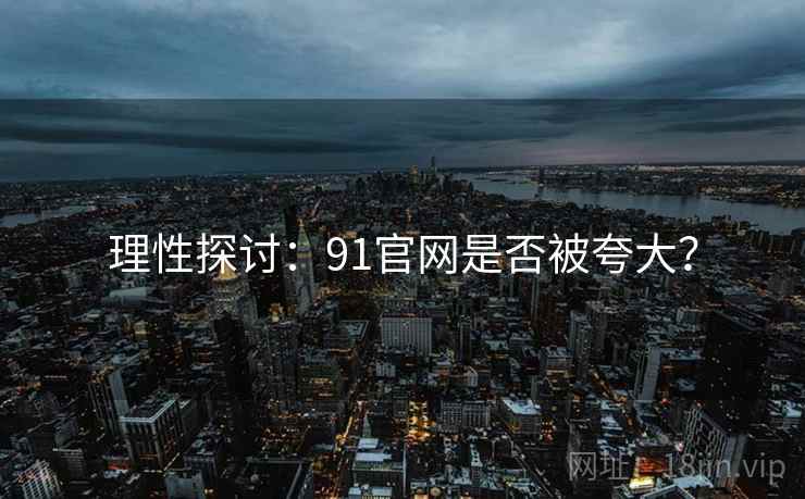 理性探讨:91官网是否被夸大?